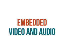EMBEDDED VIDEO AND AUDIO
